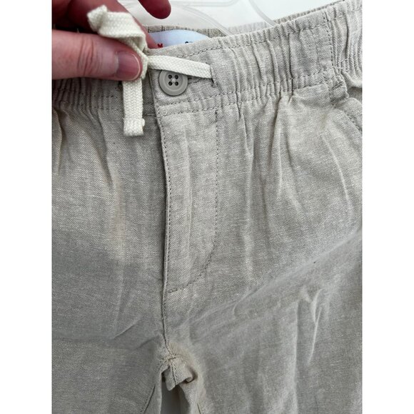NWT Old Navy Kids Linen Blend Pants | Size M (8) | Beige - Picture 4 of 7